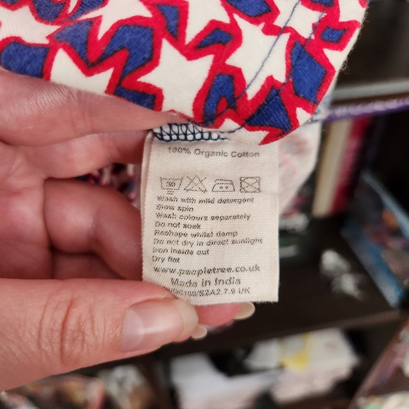 Zandra Rhodes People Tree Star Mini Dress size S UK 10 / US 4 - Picture 6 of 8